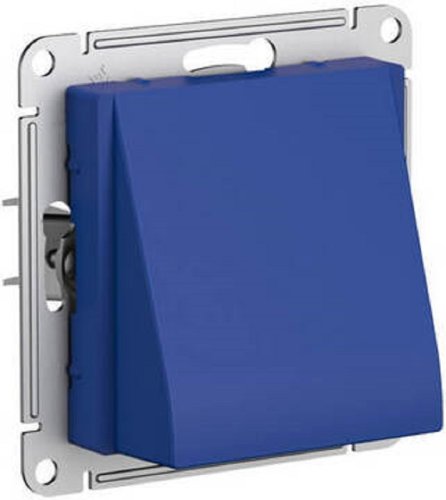 Вывод кабеля без рамки Systeme Electric AtlasDesign аквамарин картинка